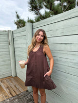 Brown Sugar Mini Dress