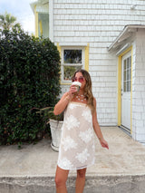 Ocean Lace Mini Dress