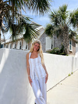 Coastal Core Striped Linen Set