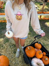 Sunhoney Cowgirl Pumpkin Sweatshirt