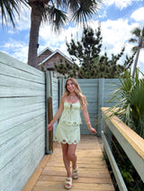 By The Sea Linen Set - Green
