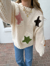 Starry Eyed Ivory Sweater