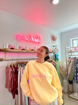 Sunhoney Choose To Shine Sweatshirt - Yellow