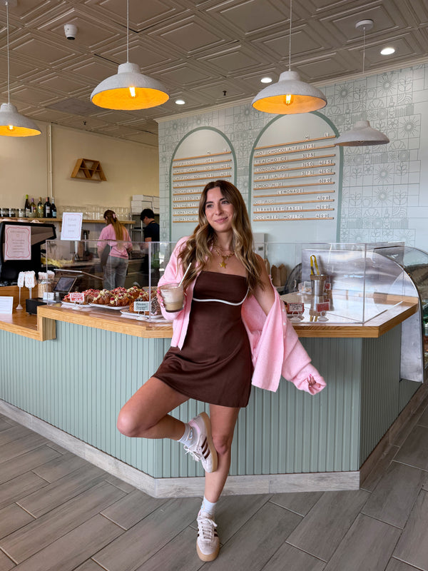 Mocha Please Activewear Dress