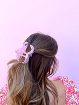 Flowers In Her Hair Clip - Pink