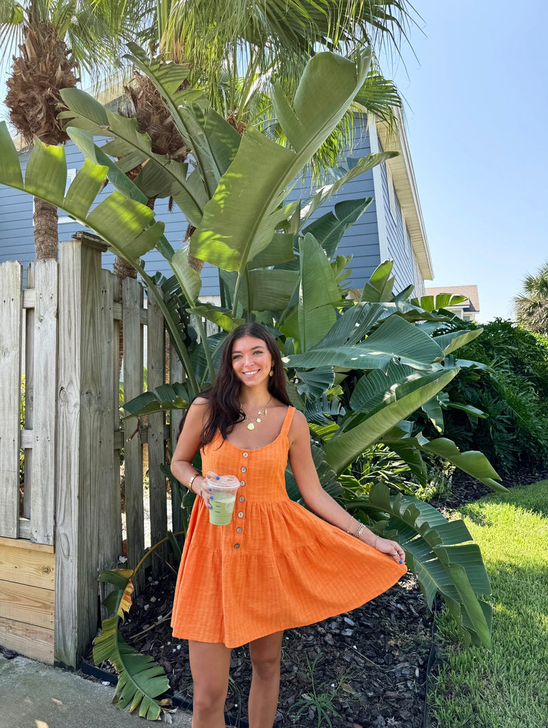 Orange You Glad Mini Dress