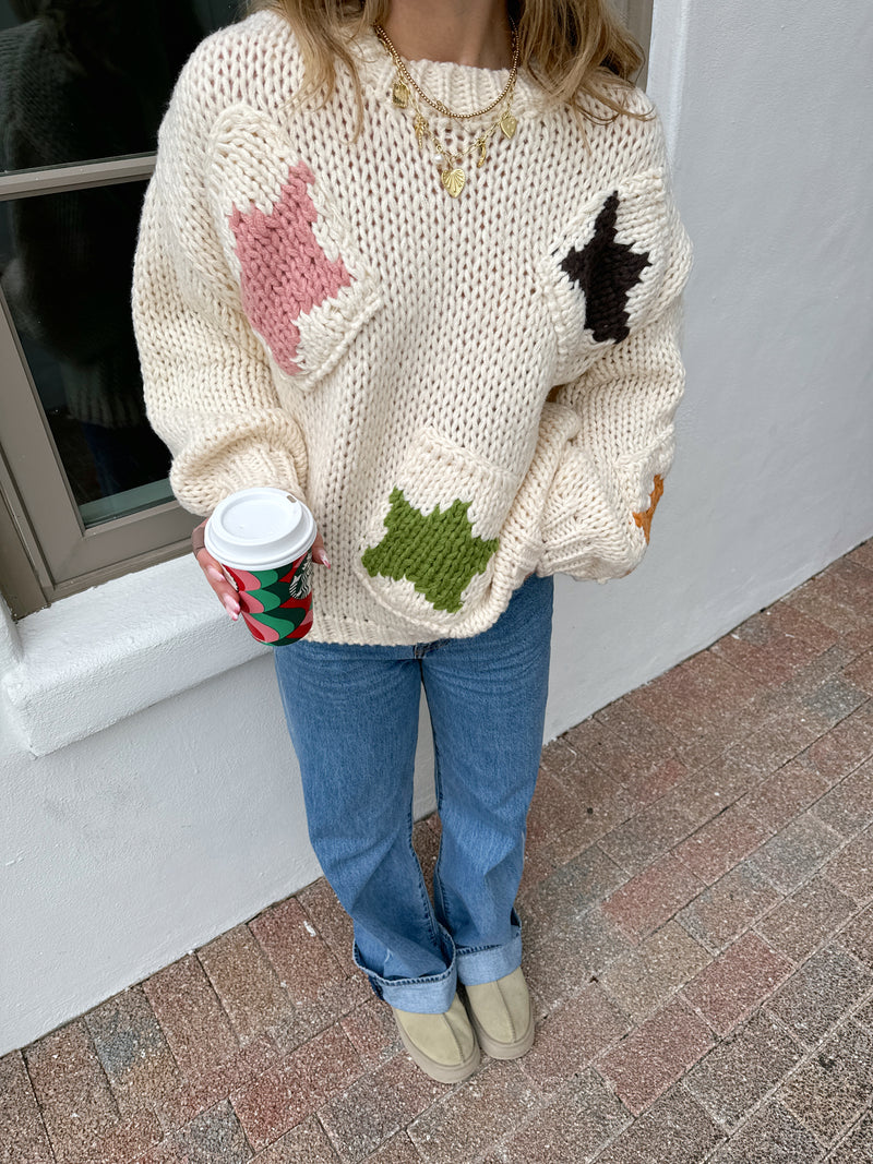 Starry Eyed Ivory Sweater