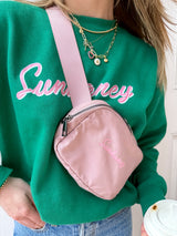 Sunhoney Crossbody Belt Bag - Pink