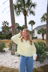 Sunhoney Girl Cardigan - Butter Yellow