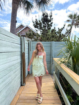 By The Sea Linen Set - Green