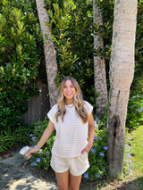 Seeing Stripes Pink & Ivory Set