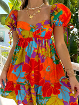 Amalfi Coast Babydoll Dress