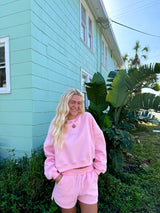 Sunhoney Girl Pink Sweat Set