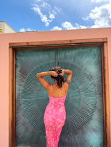 Summer Crush Floral Mesh Dress