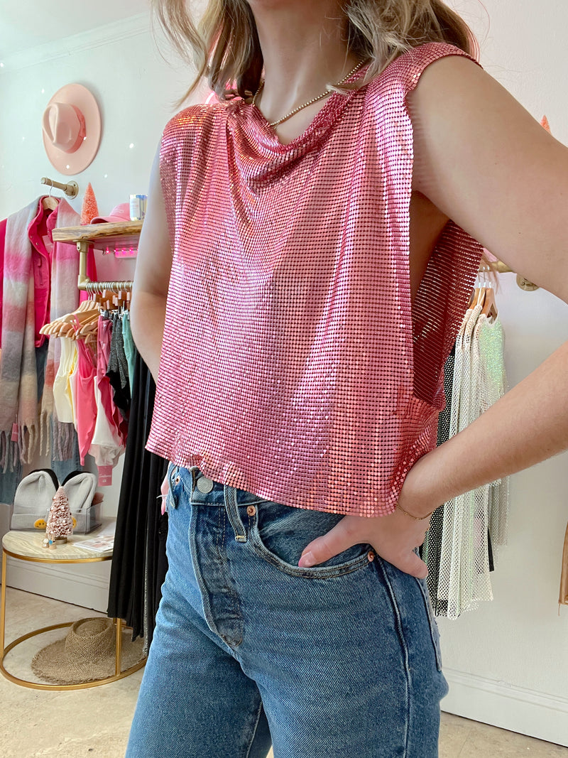 Glitz and Glam Pink Top