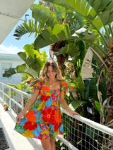 Amalfi Coast Babydoll Dress