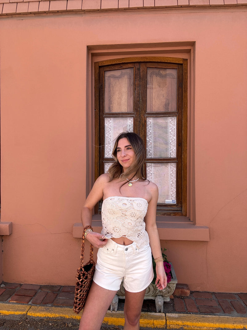 Vacay Ready Crochet Tube Top