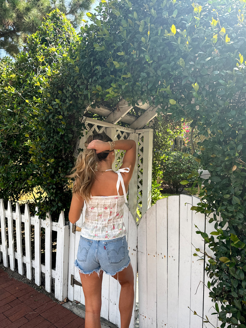 Garden Party Floral Top