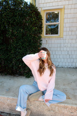 Sunhoney Girl Cardigan - Pink Stripe