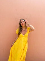 Sunbeam Yellow Maxi Dress