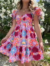 In Bloom Pink Babydoll Dress