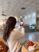 Marshmallow Chenille Cable Knit