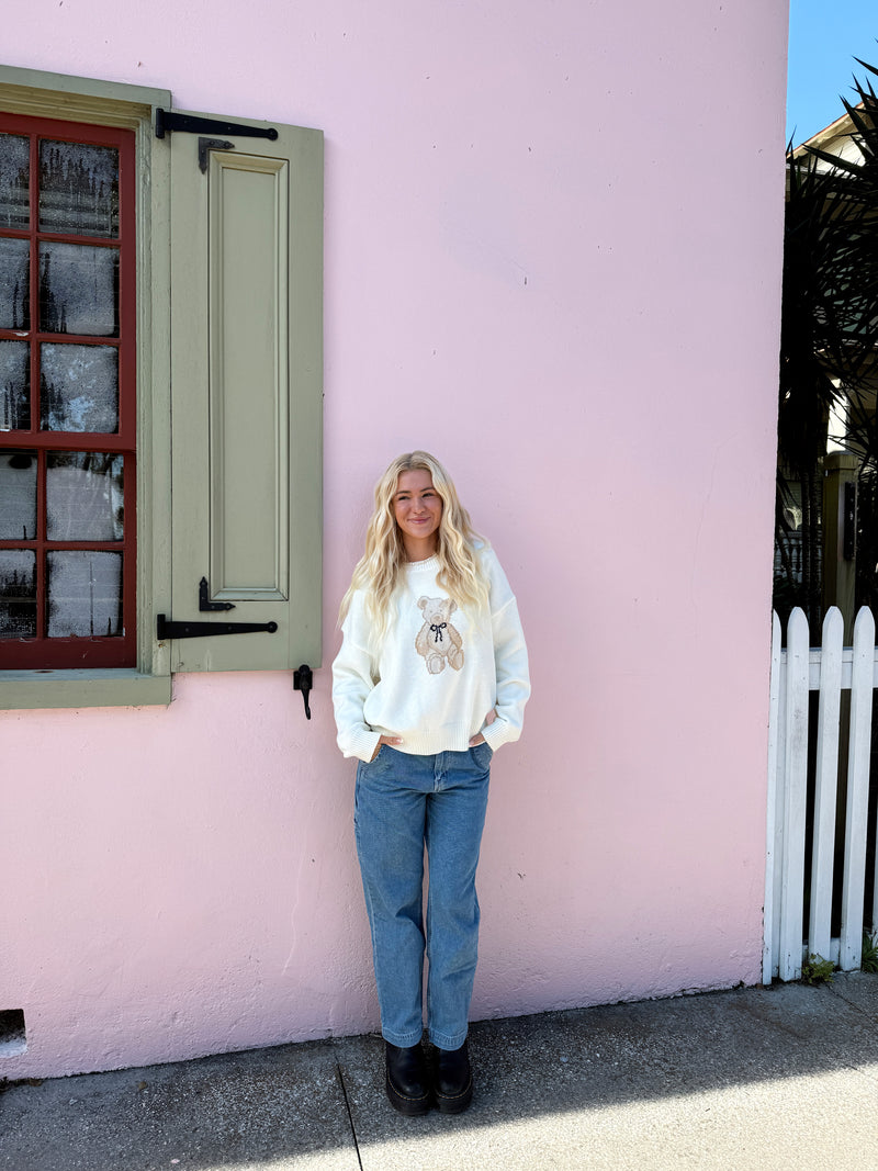 Teddy Bear Ivory Sweater