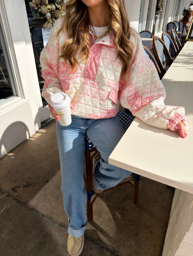 Sugarplum Quilted Jacket