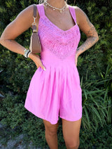 Berry Cute Fuchsia Romper