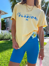 Greetings From Florida Sunhoney Tshirt - Yellow