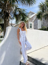 Coastal Core Striped Linen Set