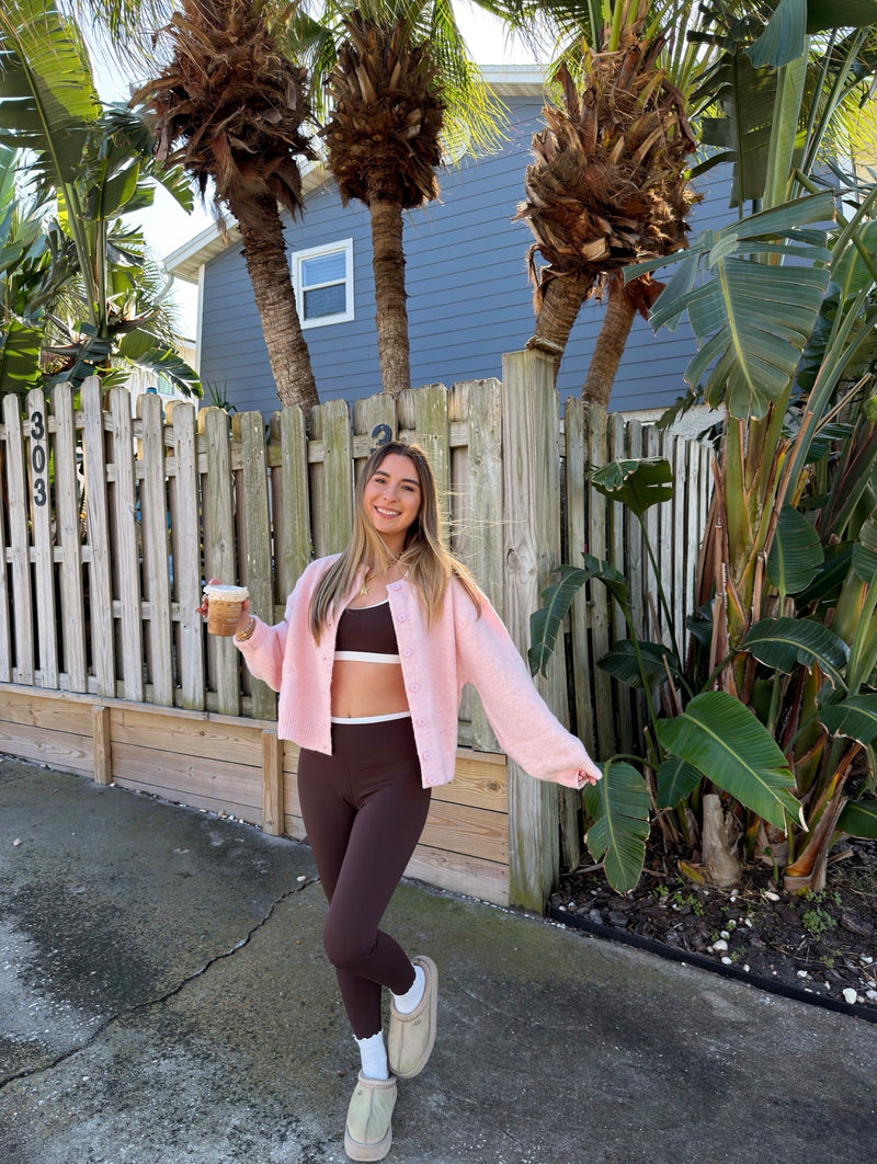 Hot Shot Dark Chocolate Activewear Set