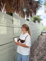 Beach Babe Bikini T-shirt - Leopard