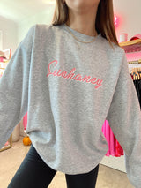 Sunhoney Crewneck Sweatshirt - Grey
