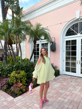 Sunlit Yellow Babydoll Dress