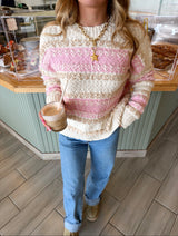 Sugar & Cream Chenille Sweater