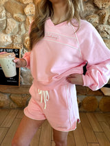 Sunshine Honey Pink Sweat Set