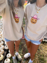 Sunhoney Cowgirl Pumpkin Sweatshirt