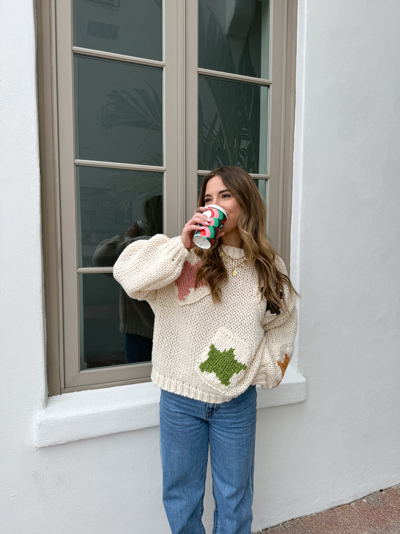 Starry Eyed Ivory Sweater