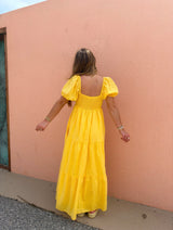 Sunbeam Yellow Maxi Dress