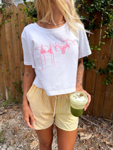 Sunhoney Summer Crop Tshirt