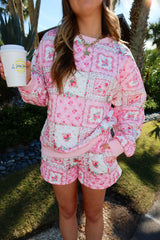 Strawberry Shortcake Pink Quilted Set