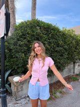 The Honey Girl Knit Top - Pink