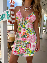 La Dolce Vita Mini Linen Dress