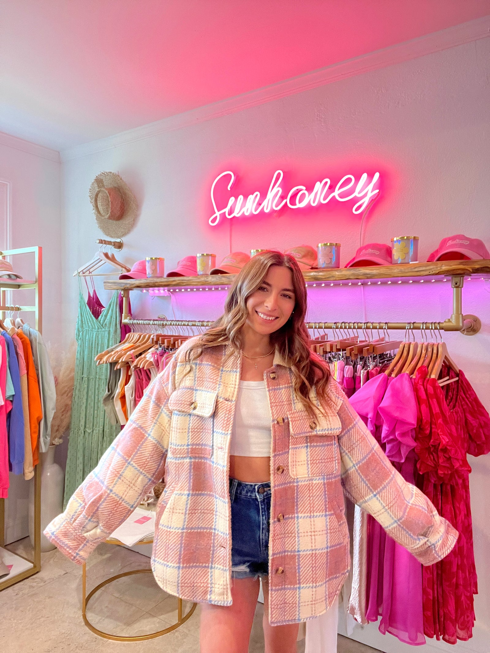 Apple Cider Sherpa Lined Jacket - Shop Sunhoney – Sunhoney®