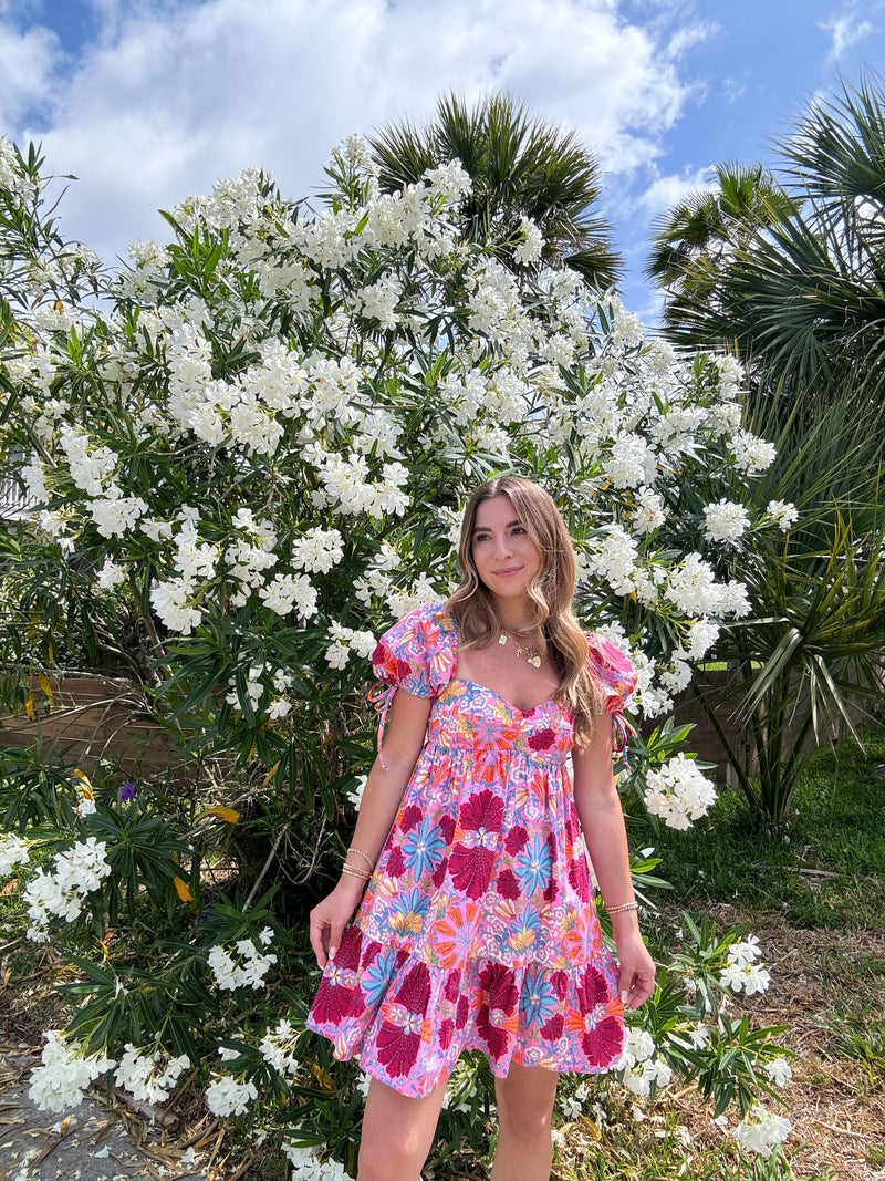 In Bloom Pink Babydoll Dress