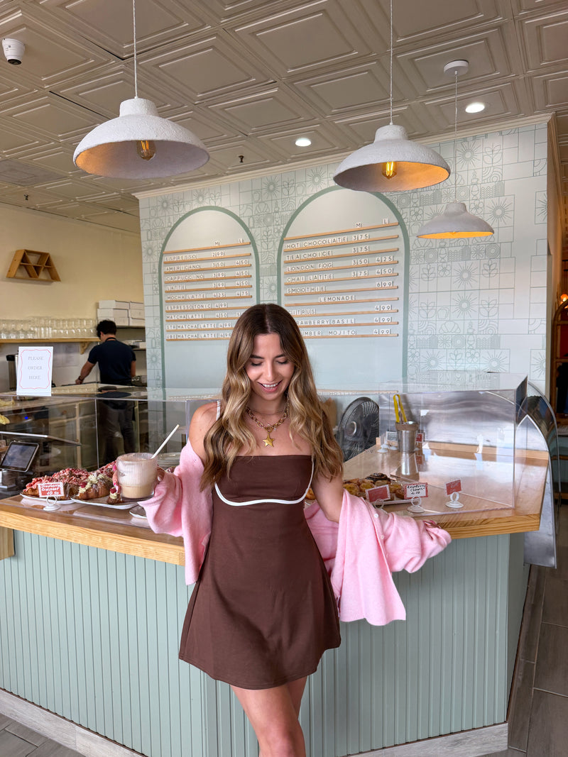 Mocha Please Activewear Dress