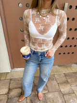 Unwritten Love Lace Long Sleeve Top