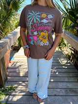 Sunhoney Endless Summer Tshirt - Brown