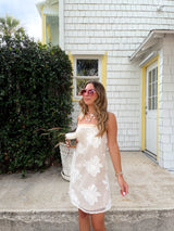 Ocean Lace Mini Dress